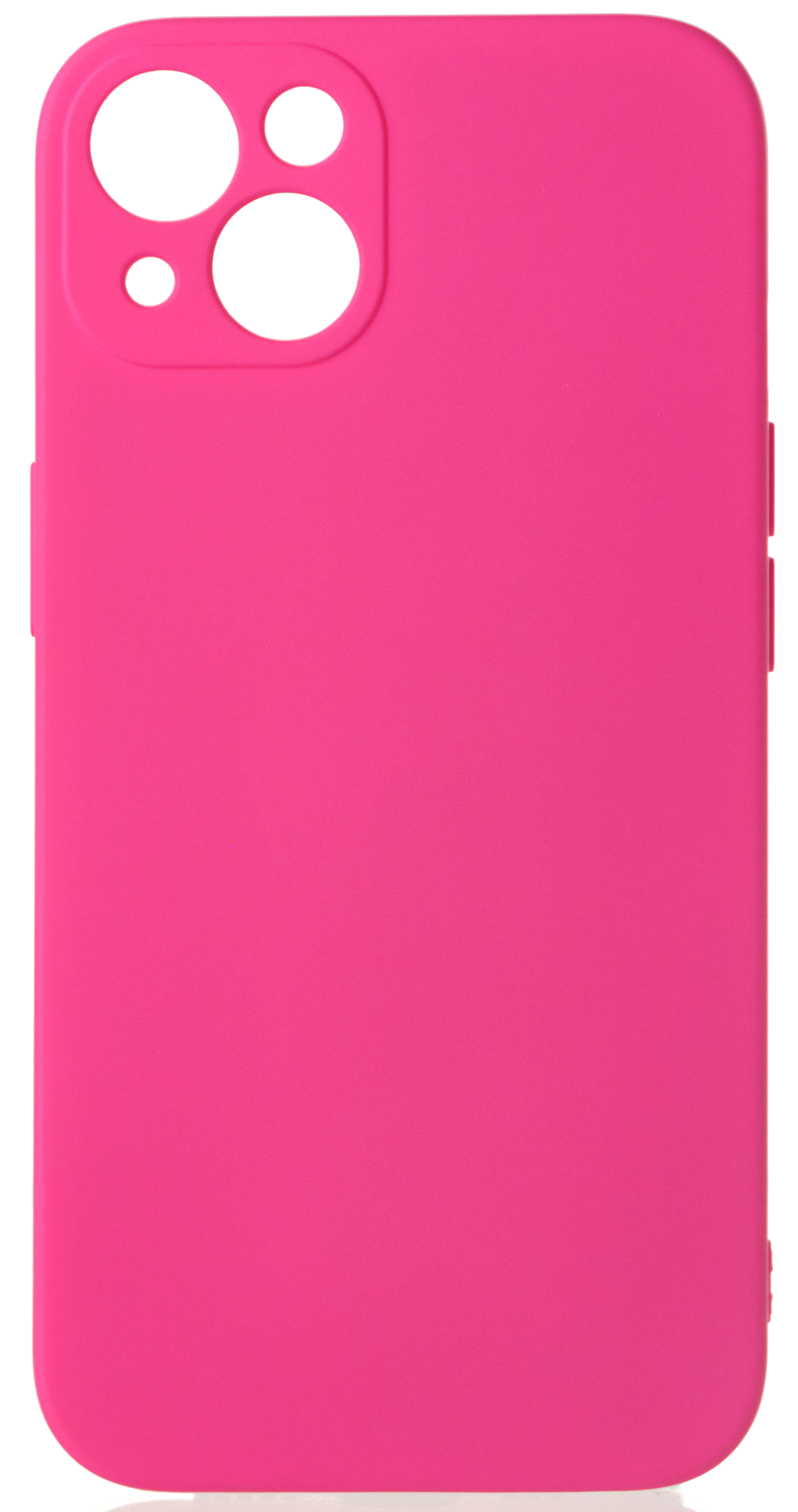 Чехол Soft-Touch для iPhone 13 темно-розовый